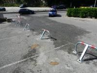 Pose d'arceau de parking (bock parking) dernièrement à Magnes sur Mer dans copropriété