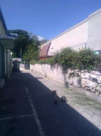 Brushing and cleaning of an industrial zone, commercial and artisanal in the Maritime Alps.
